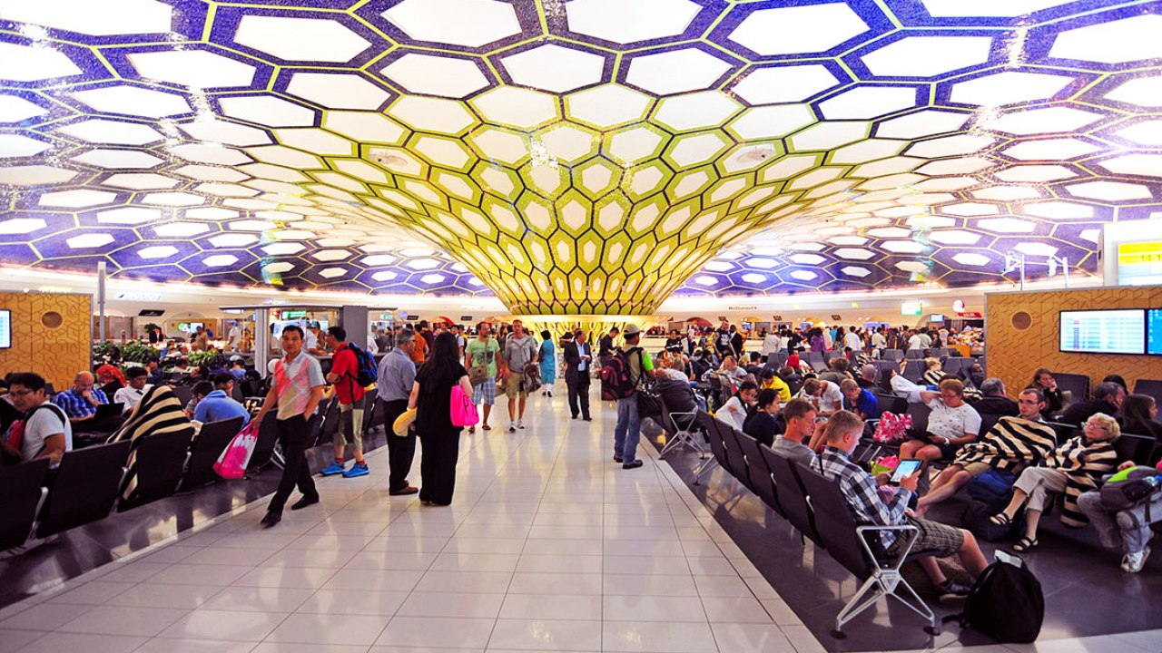 Aéroport de Dubaï foule